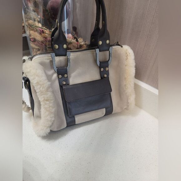 UGG Handbags - Ugg Australia Beige Suede Handbag